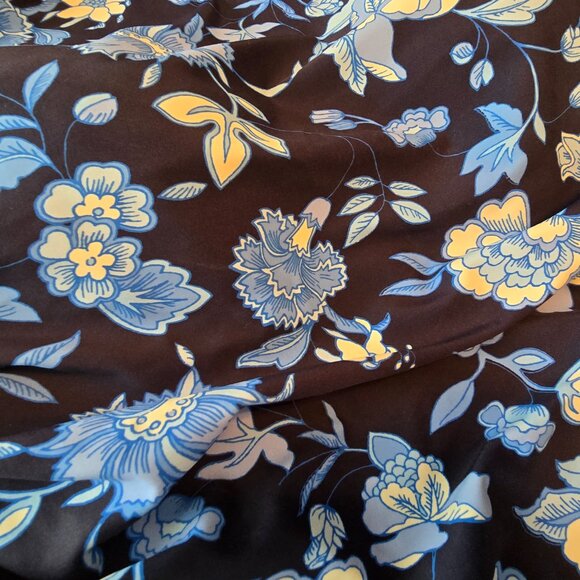 J. CREW RE-Imagined Rouched One Shoulder One Piece Swimsuit Blue Black Size 12. - Picture 9 of 15